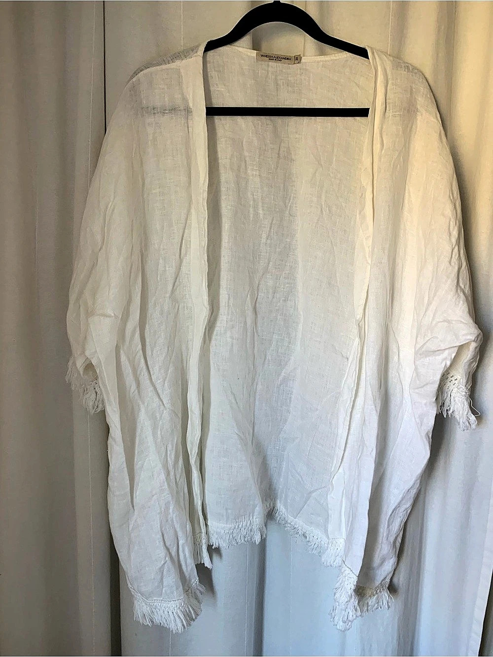 Vanessa Alexandra Linen Cardigan Size 3X